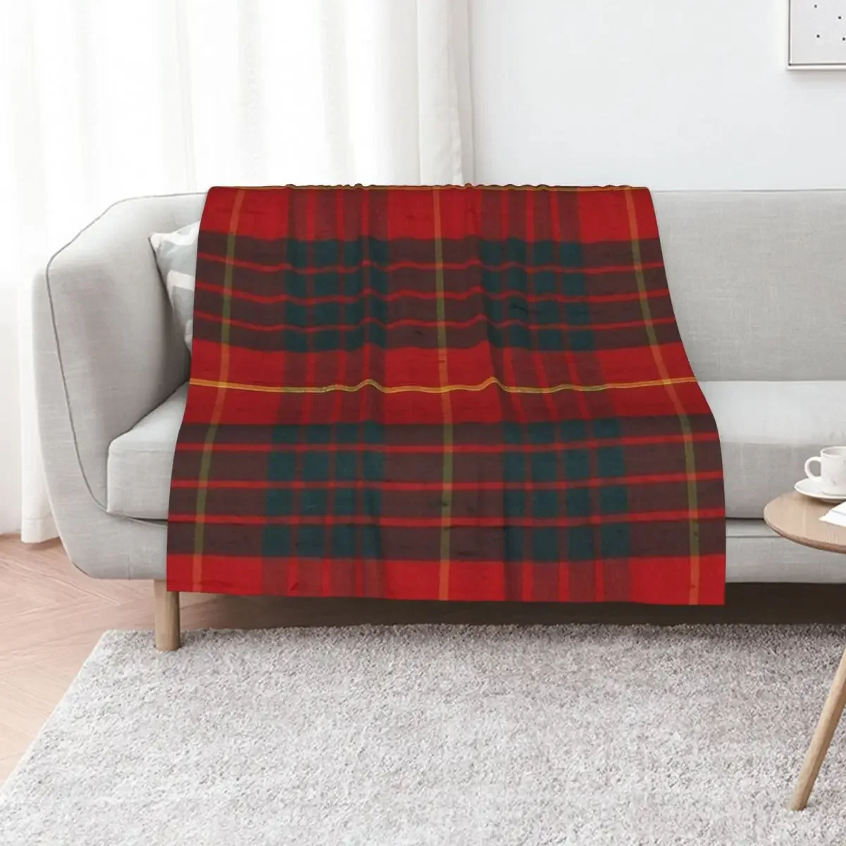 CAMERON CLAN RED-GREEN SCOTTISH TARTAN PLAID Throw Blanket Decorative Sofas Custom manga Luxury Thicken Blankets