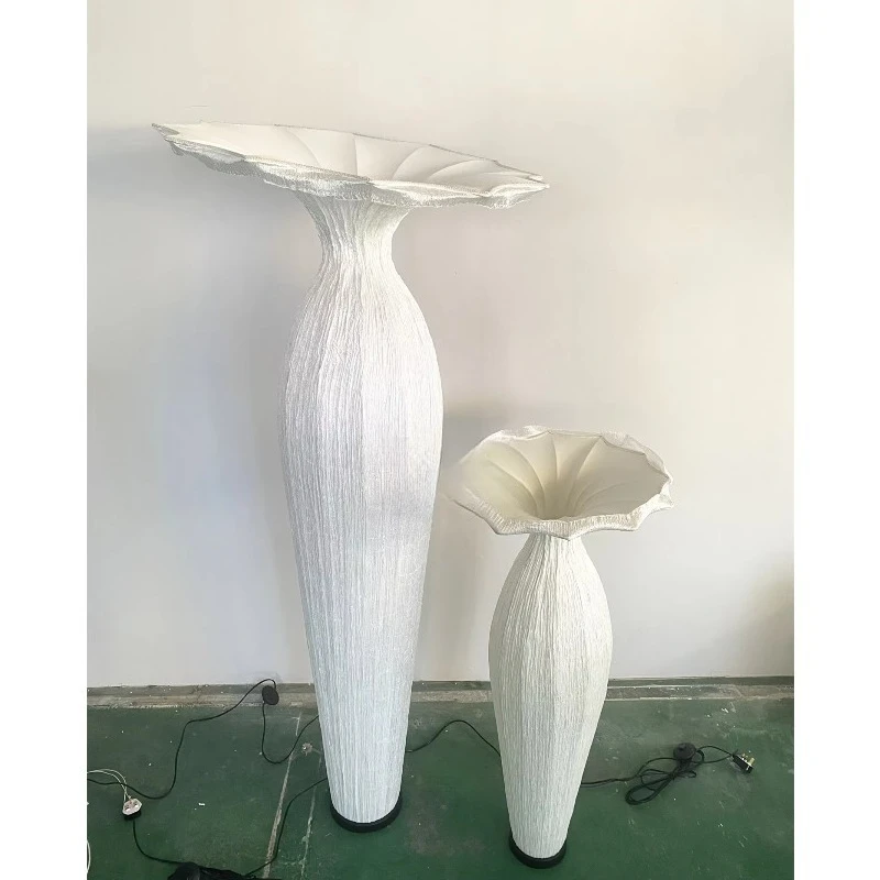 Decorative Light Hotel Lobby Art Decorative Living Room Villa Modern Interior Creative Fabric Light Emitting Diode Floor Lamp