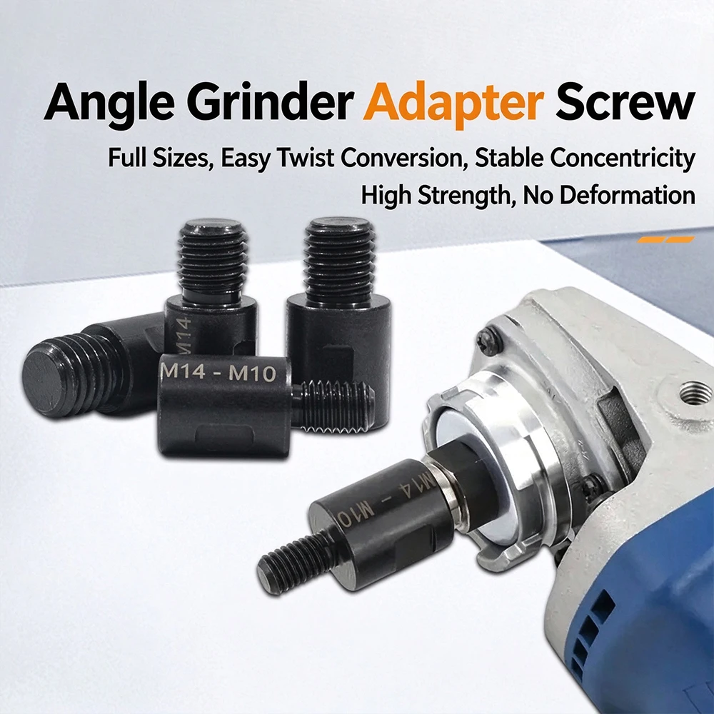 Angle Grinder Thread Adapter M10 M14 5/8-11 Spindle Conversion Screw Grinding Machine Connecting Rod For Polishing Wheel