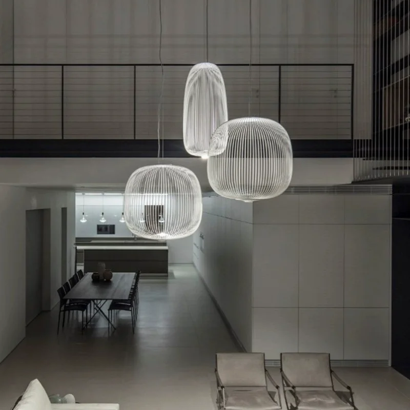 イタリアンスポークレストランペンダントライトヴィラ吊り下げ式リビングルーム階段寝室ペンダントライト