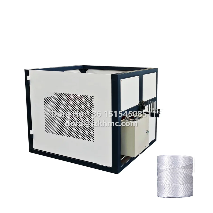 Pp Twine Twisted Rope Spool Winding Machine Inflow Twister Machine