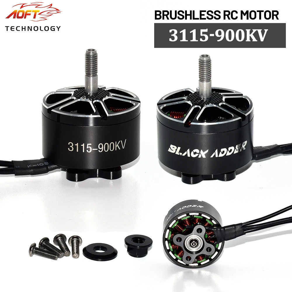 NEW 3115 900KV 6S Brushless Motor 1525W Power 3-6S RC Motor for 8-10inch Drone Frame for FPV RC Multicopter Racing Drone Parts