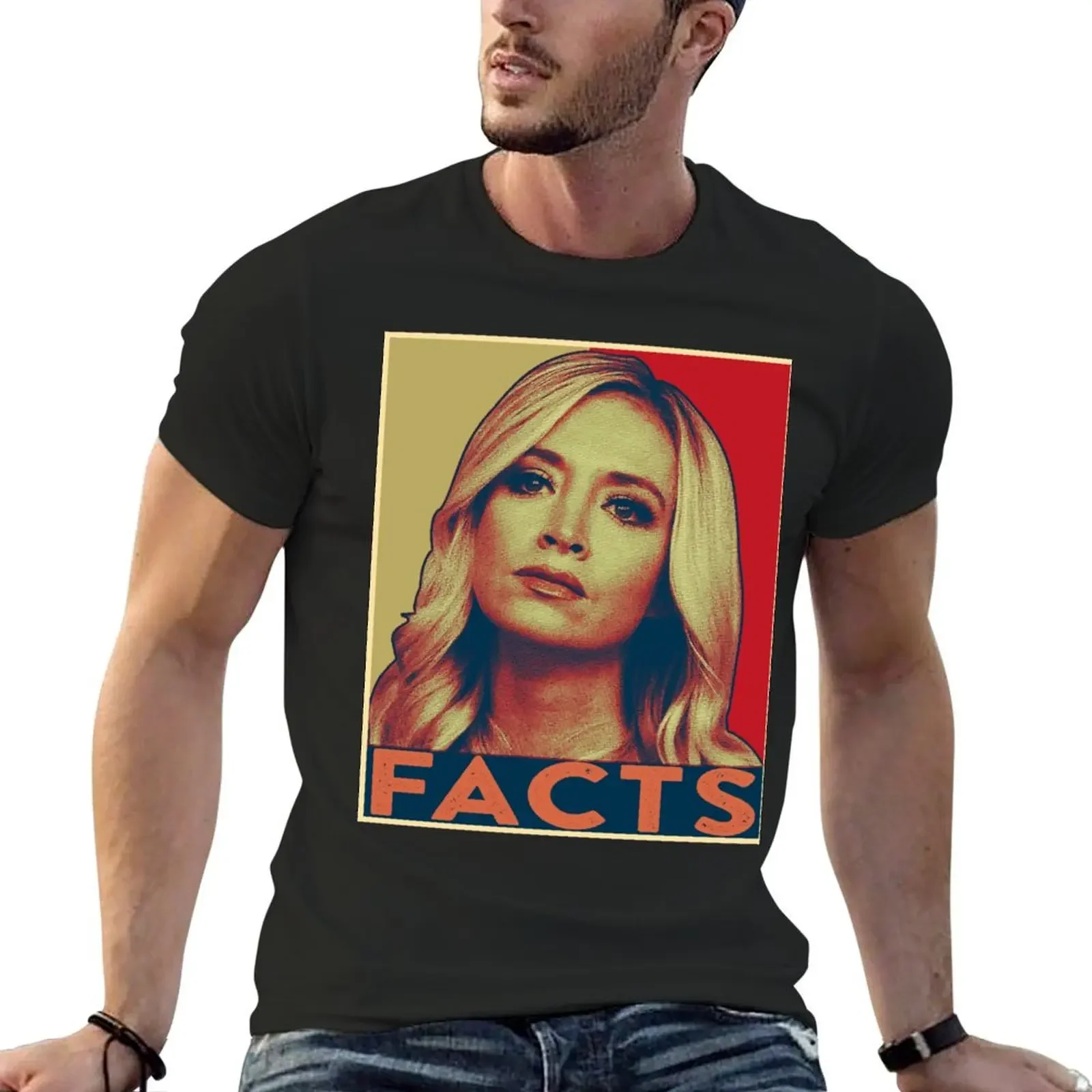 Woman Kayleigh McEnany White House Serectery Kayleigh Facts T-Shirt new edition customs plus size men clothing