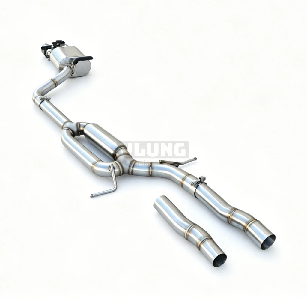 

Выхлопная система Cat-back для Audi A4 A5 2.0T 1.8T (B8) 2008-2016, из нержавеющей стали, высокопроизводительная, с клапаном.