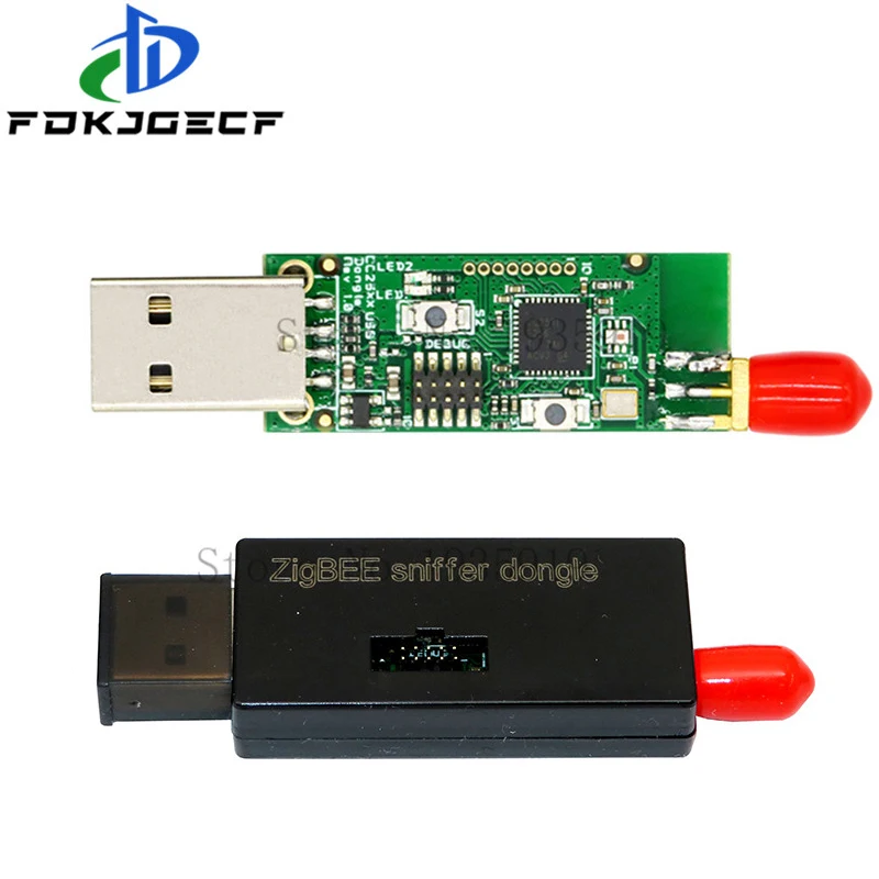 Wireless Zigbee CC2531 CC2540 Sniffer Bare Board Packet Protocol Analyzer USB Interface Dongle Capture Packet Module + Antenna