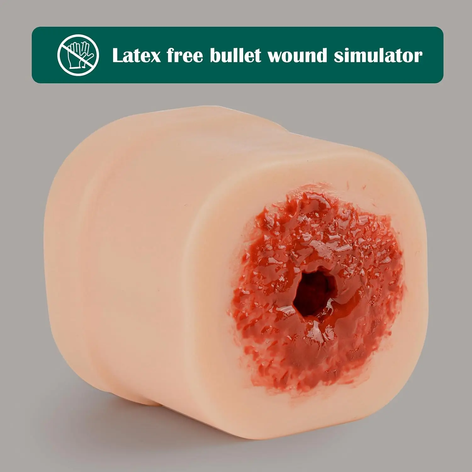 Ultrassist Gunshot Wound Packing Trainer Model Kit Bleed Control Hemostasis Practice  for Medical Education Training Use Only view 2
