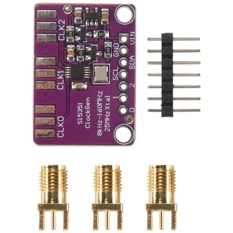 5X Si5351a I2C 25Mhz Clock Generator Breakout Board 8Khz To 160Mhz For Arduino D9I2