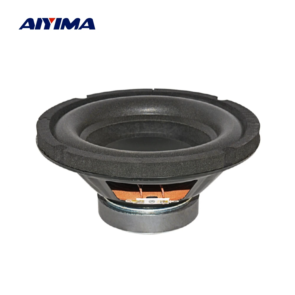 AIYIMA Audio 8 Inch 4 Ohm 80W Subwoofer Audio Speaker Home Theater Woofer Louderspeaker Driver 100 Magnetic Bubble Edge