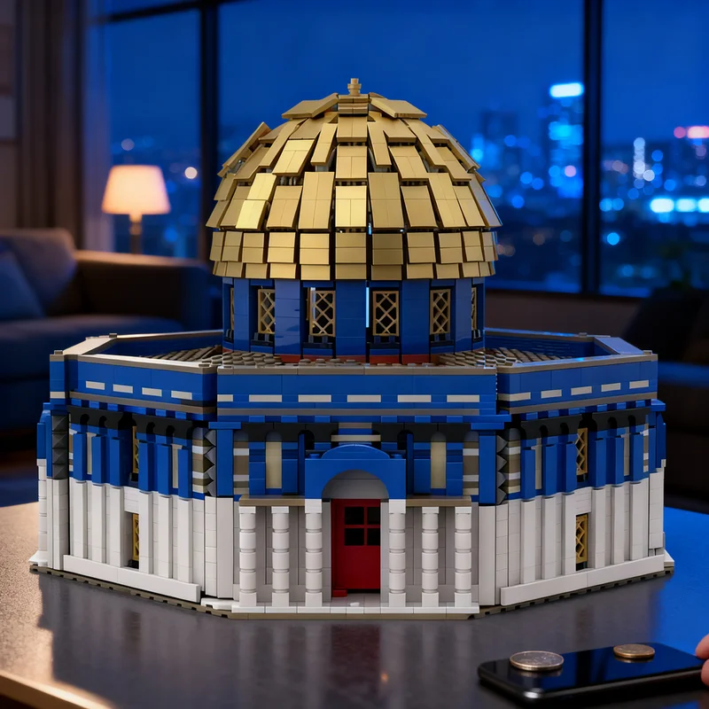 

4685pcs MOC DomeOfTheRock Felsendom Architecture Model Building Blocks Creative Gift DIY Display Decor Adult Premium Kids Desk