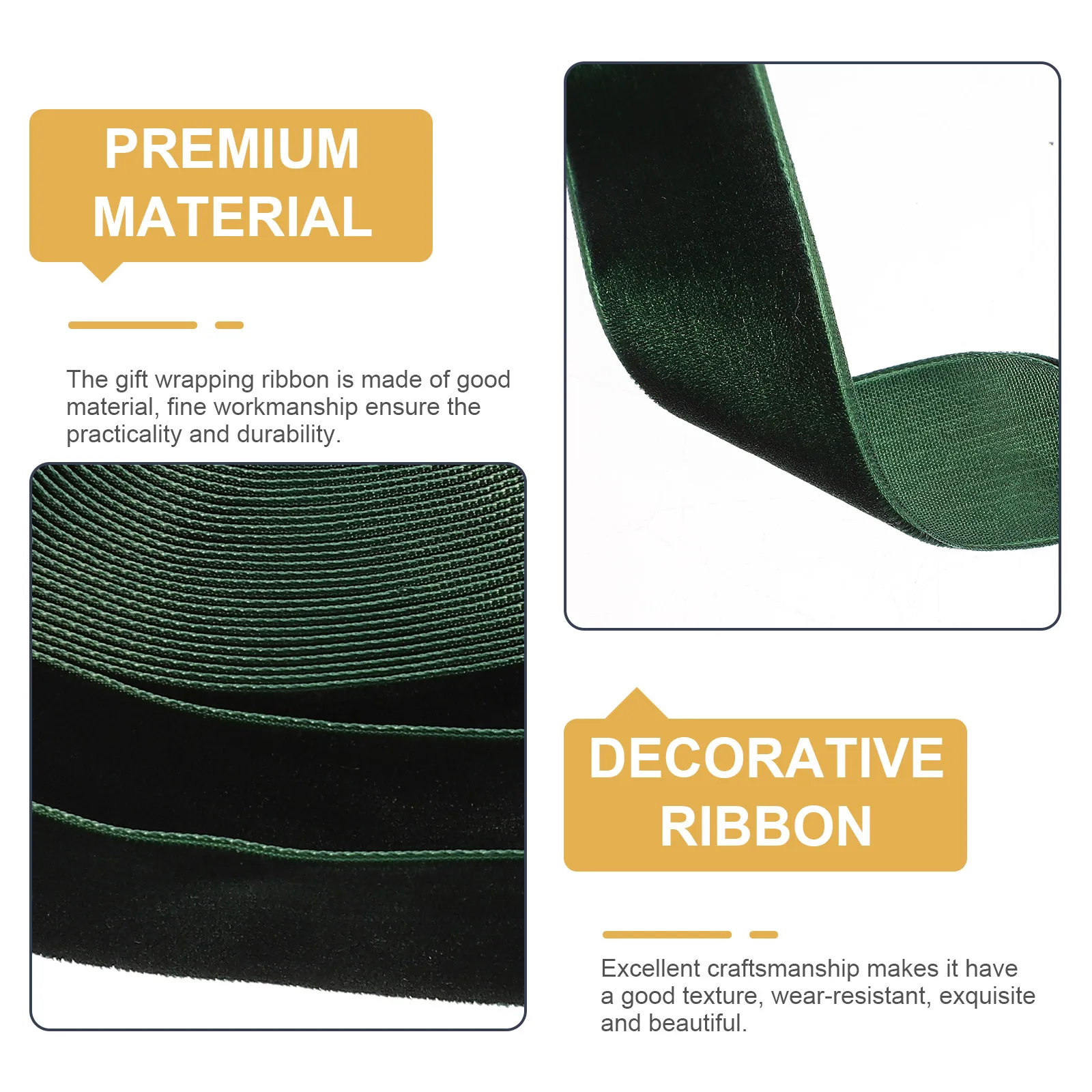 

1 Roll Yards Cuttable Wrapping For Convenient Gift Ribbon Christmas Party Diy Decorative Gift Packaging Ribbon