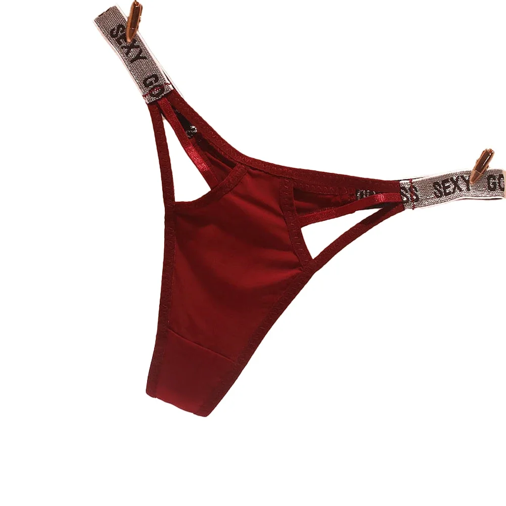 

Breathable Womens Underwear Seamless Low Waist Panties Solid Color Home Wear Medium Elasticity All Seasons Casual Style