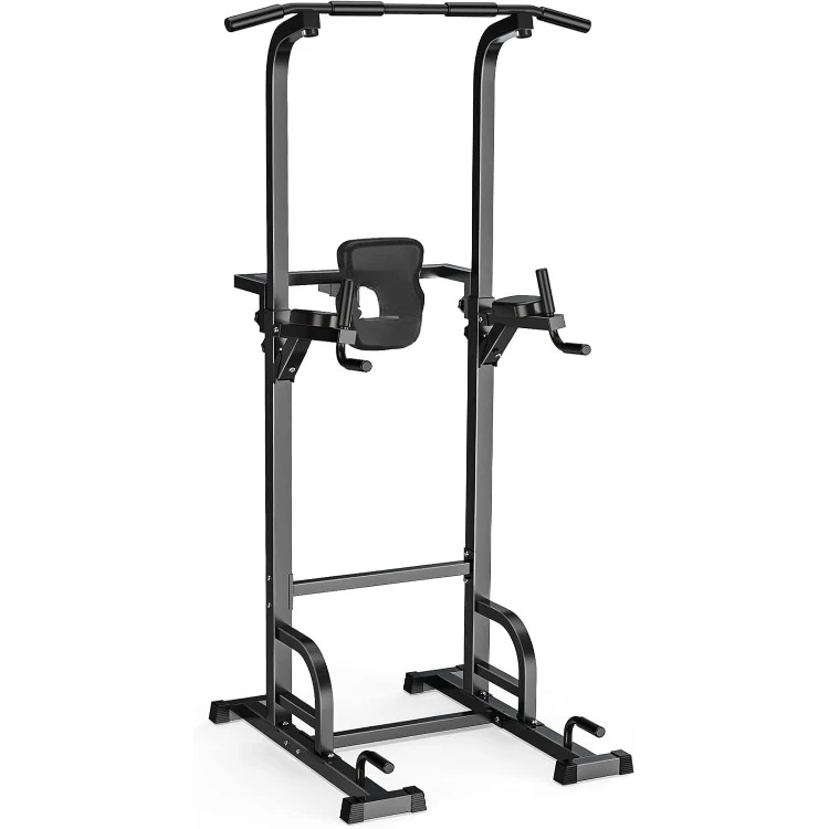 Tower Pull Up Dip Station Assistive Trainer Multi-Function Home Gym Strength Training Fitness Equipment 440LBS