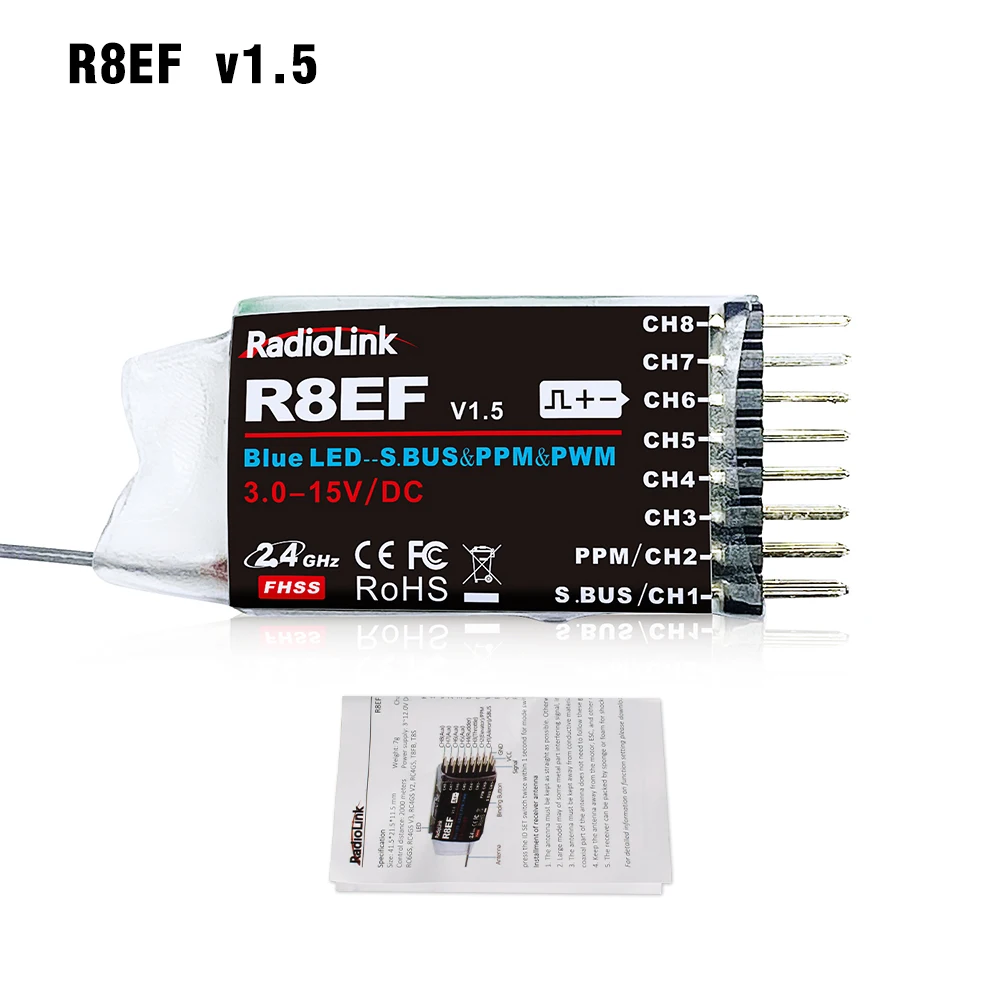 NONE Radiolink rc empfänger r8fgh r8fg r8ef r8fm r8sm r8xm r7fg r6fg r6f r4fgm 2,4g empfänger 7