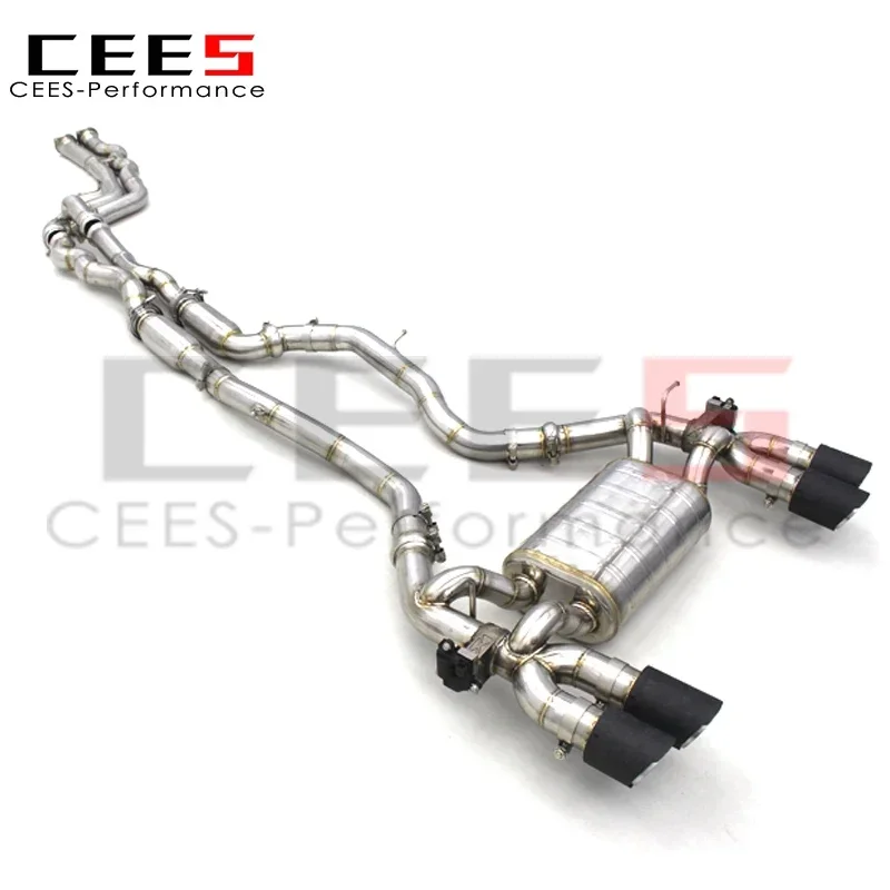 CEES Catback Exhaust for BMW M2C/M2 Competition F87 3.0T 2018-2023 304 Stainless Steel Exhaust System Exhaust Pipe Muffler