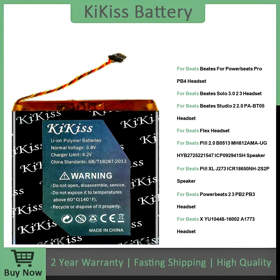 

Battery For Beats Beates Powerbeats Pro PB4 Solo 3.0 2 3 2.0 Flex Pill XL J273 PB2 X A1773 Headset