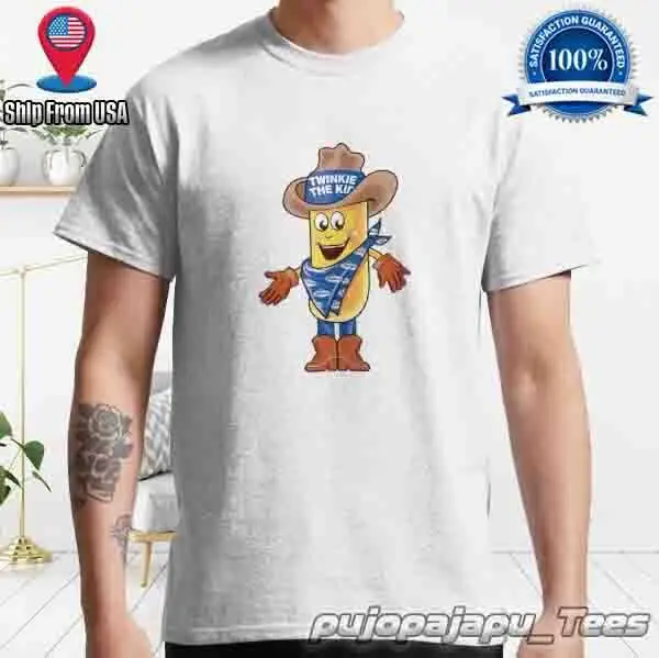 New Item Twinkie The Kid American Funny Logo Men’s Cotton T-SHIRT SIZE S-5XL