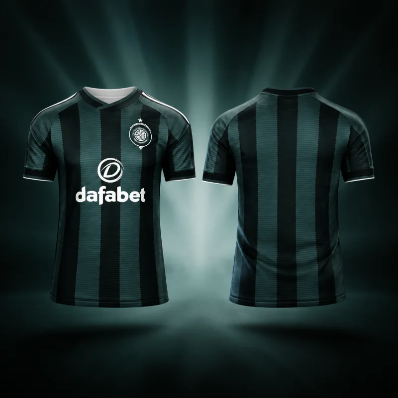 3d Printed Vintage Green Striped Celtic Soccer Jersey Men Y2K  T Shirt Streetwear Short Sleeve Sportswear Casual Top