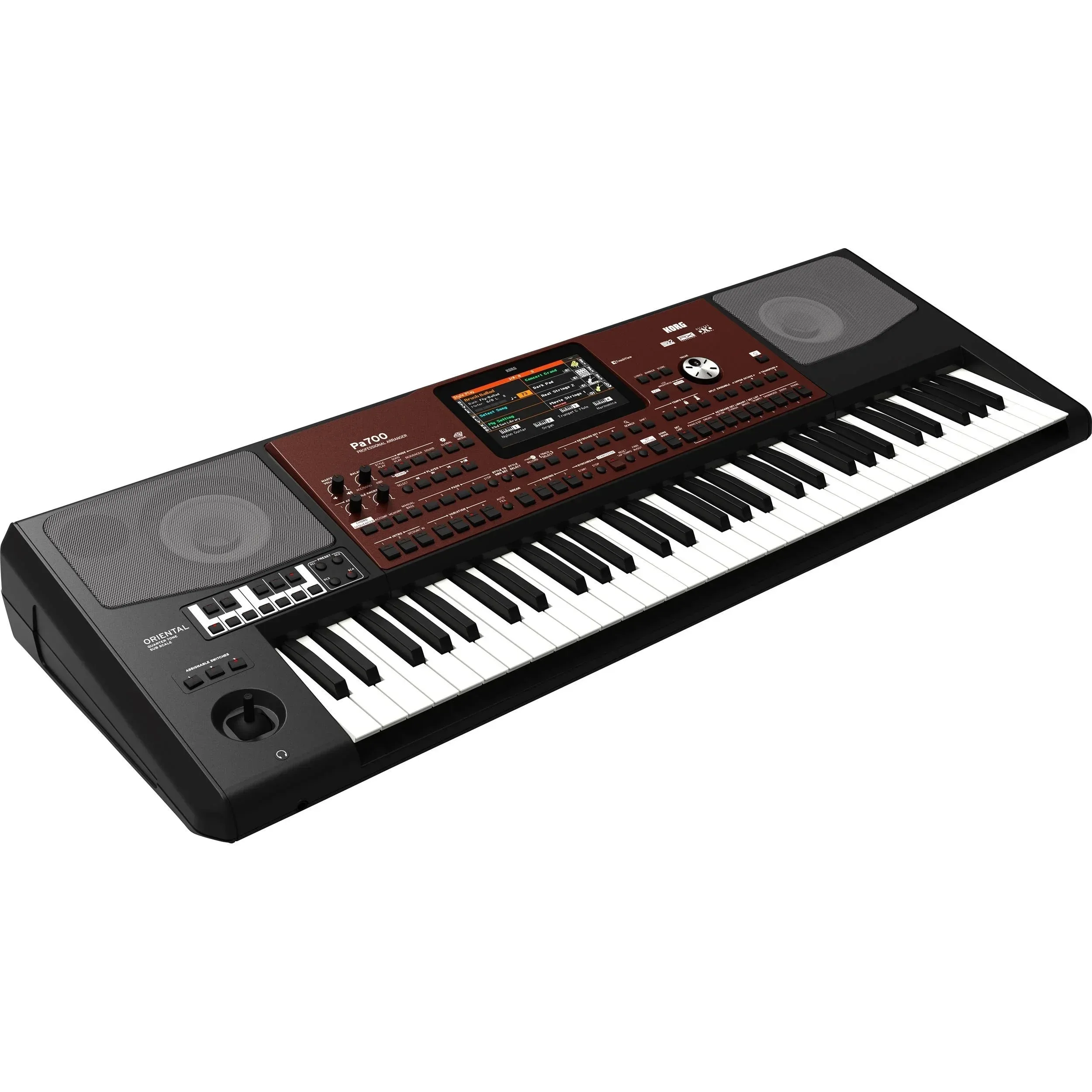 

БЫСТРАЯ ДОСТАВКА НА 61-клавишную рабочую станцию аранжировщика Korg PA700 Oriental