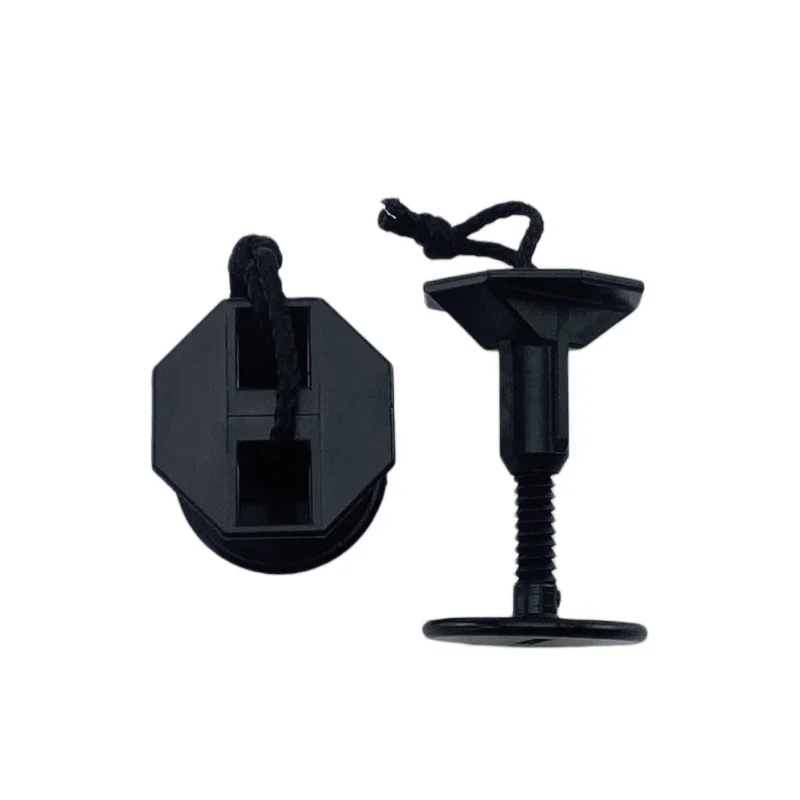 Adjustable SUP Safety Leash Anchor Plug, Screw Fixed Octagonal Rope Cleat Clip for Inflatable Paddle Board Kayak
