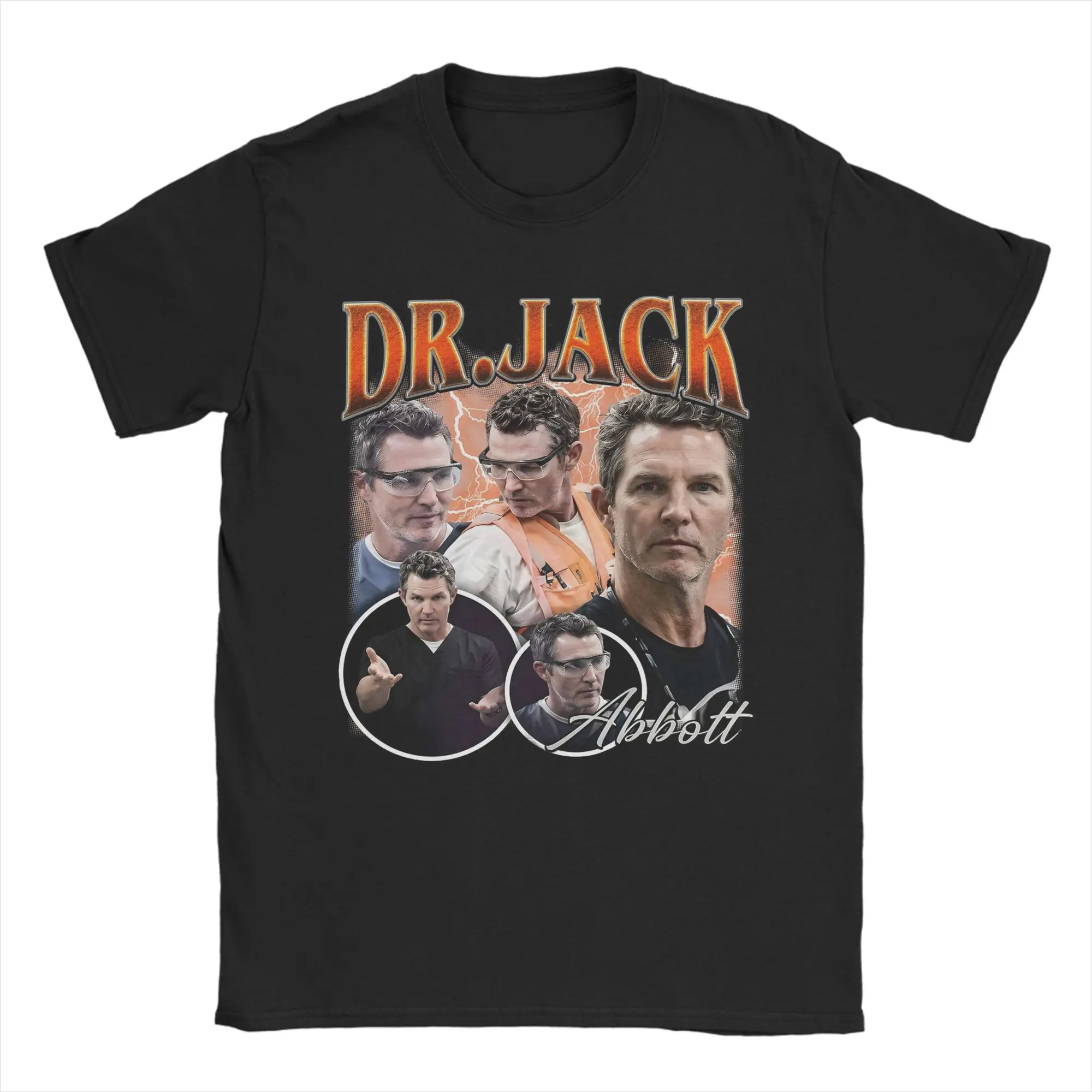 Men Women Printed The Pitt   Tee T Shirt Cotton Dr. Jack Dr. Robby T-shirts Clothing