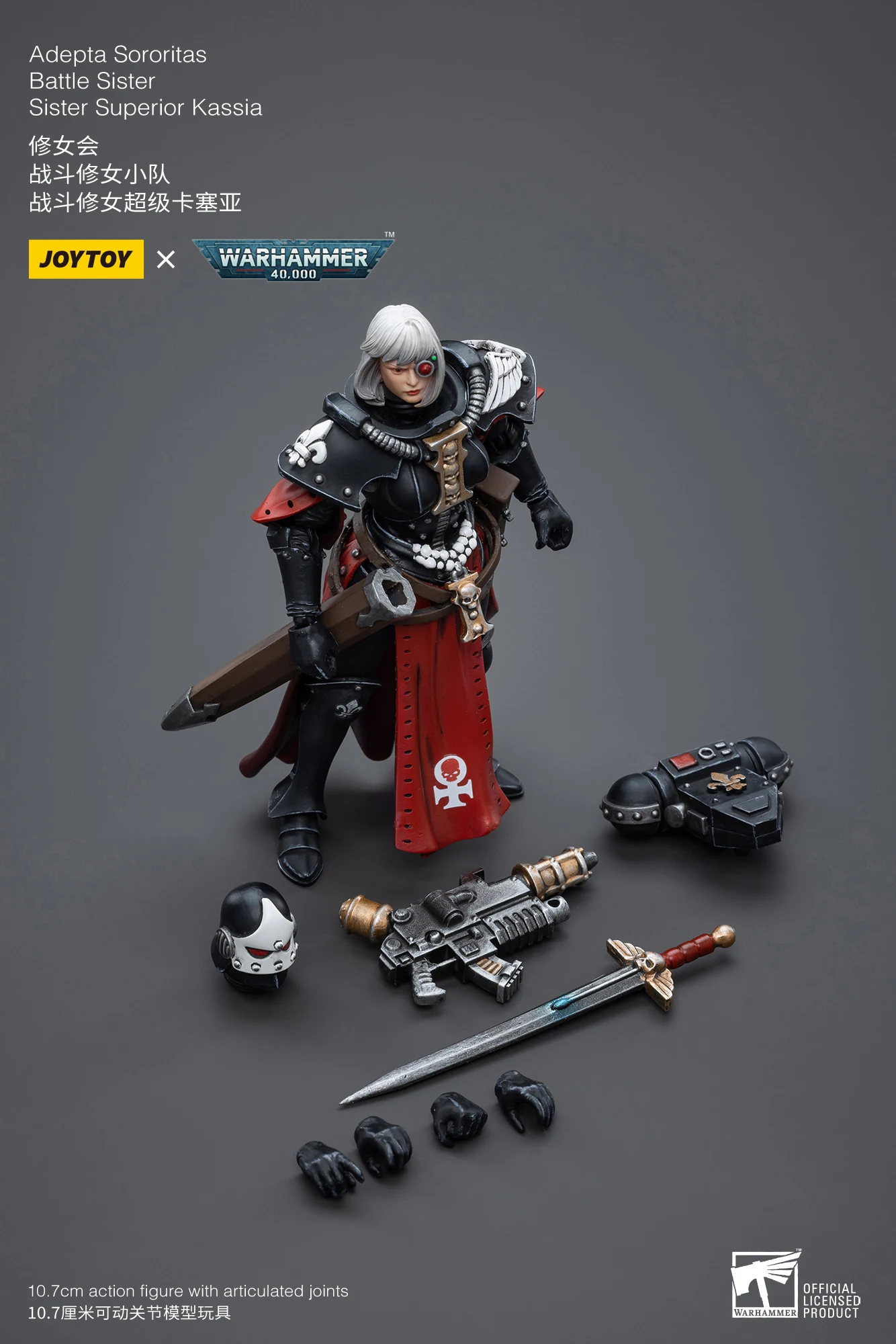 [AUF LAGER] JOYTOY Warhammer 40K 1/18 Actionfigur Adepta Sororitas Battle Sister 5 Stück Anime-Modell – Detail 3