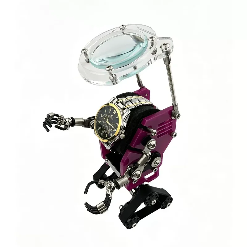 Elevate Your Workspace or Home Decor with This Charming Creative Robot Watch Holder. Designed As A Delightful Desktop