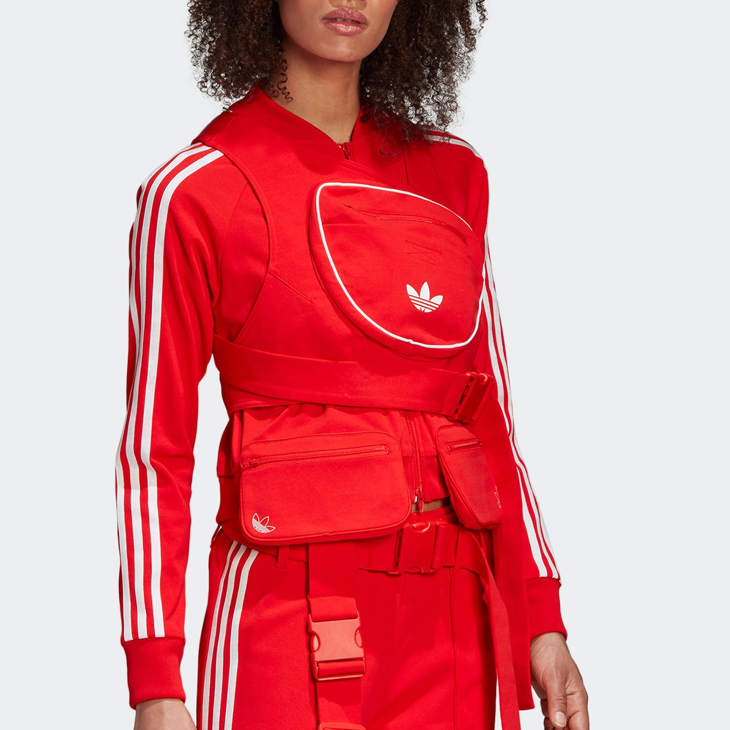 

Adidas натуральная клеверная женская повседневная спортивная куртка в стиле ретро GL6125