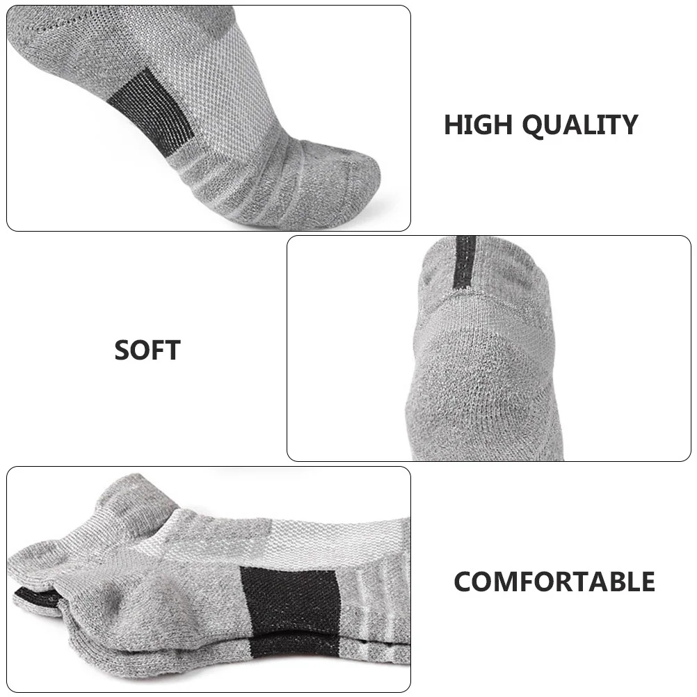 2 paires de chaussettes de course respirantes en coton, chaussettes de sport à haute élasticité, pratiques pour un usage quotidien, cyclisme, Jogging