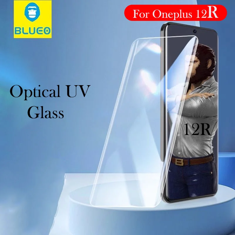 

BLUEO UV Tempered Glass For Oneplus 12R Screen Protector for ONEPLUS 12R