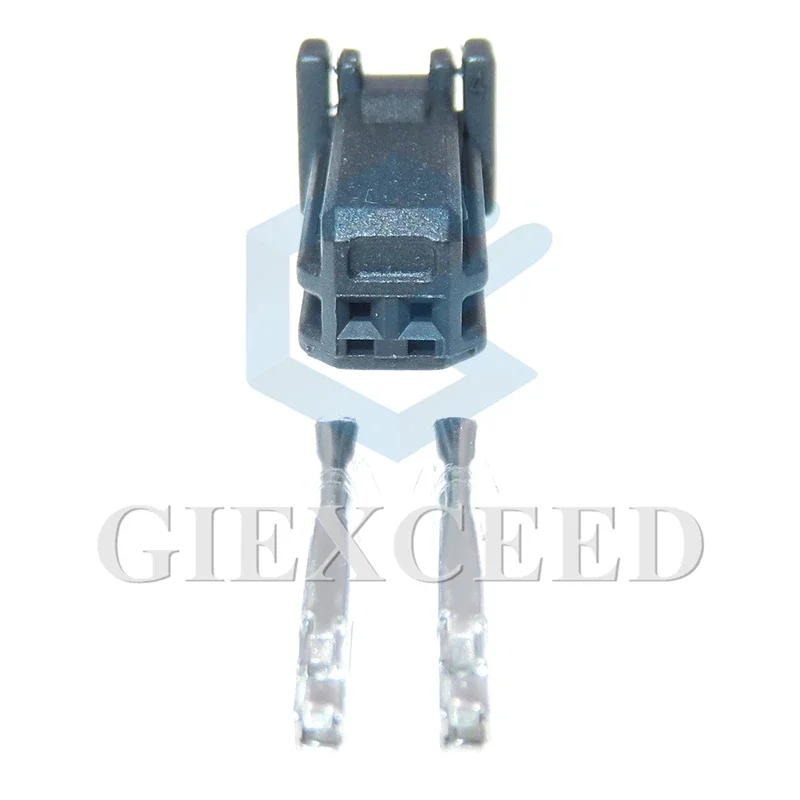 

2 Sets 2 Pin Automotive Cable Electric Wire Harness Unsealed AC Assembly Connector 0.6 Series 1473143-1 Auto Accessories