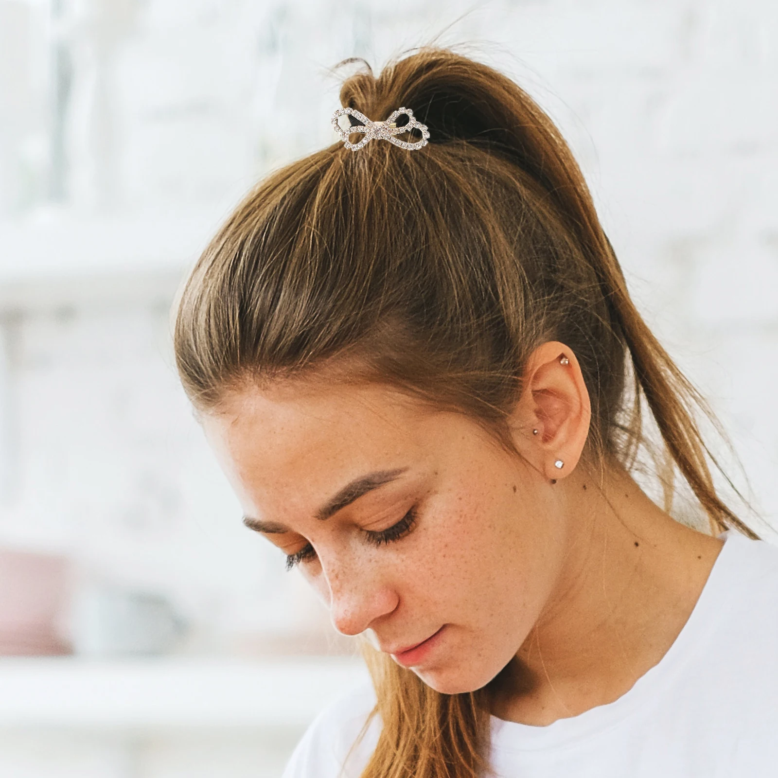 

6 шт. резинки с кристаллами, дизайн, повседневная одежда, идеи подарков, аксессуары для волос, стили хвоста, инструменты для ухода за волосами для женщин и девочек