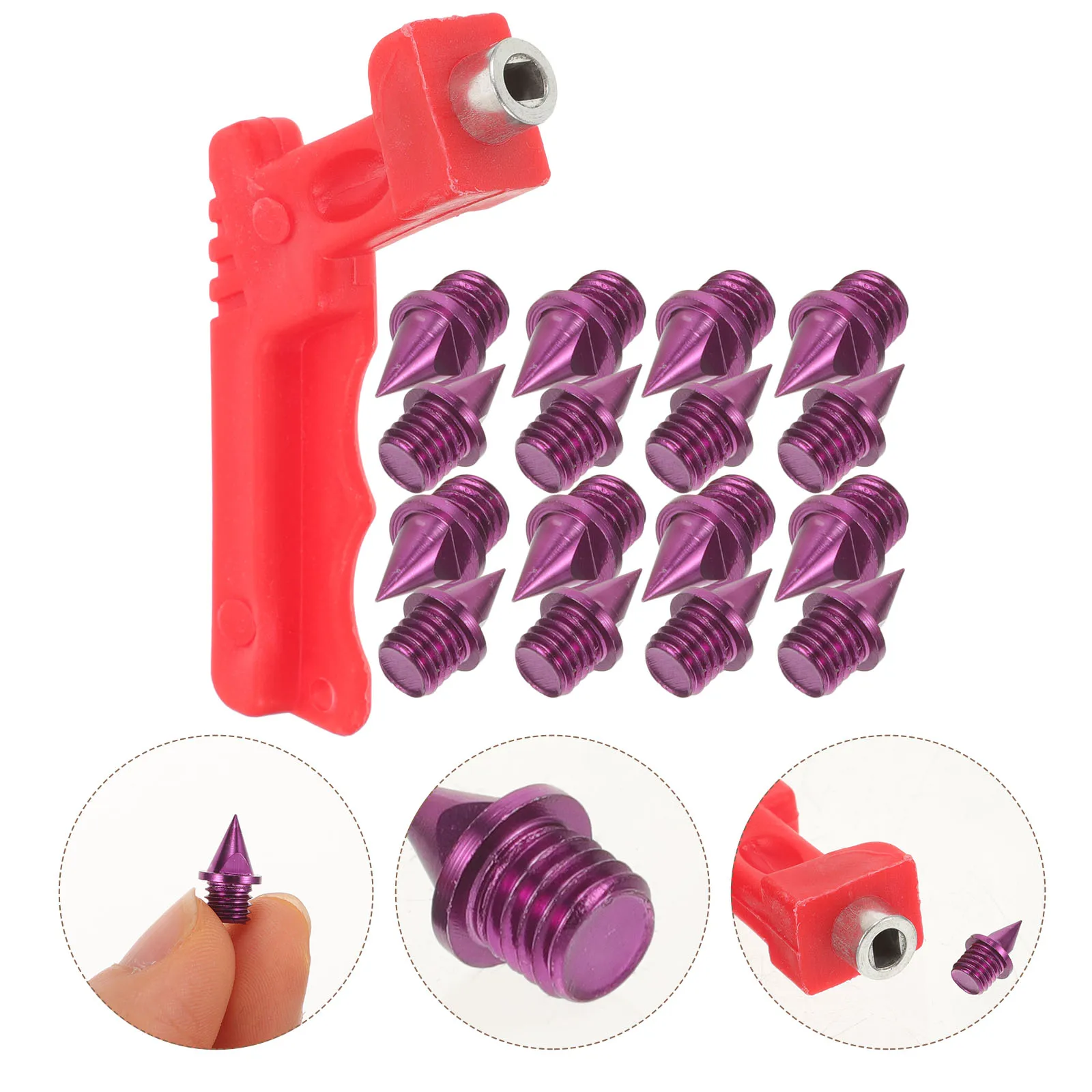 

1 set Track Spikes Replacement Running Shoe Studs High Jump Athletics Cleats Golf Spikes Outdoor Ventilation Men Sports Shoes