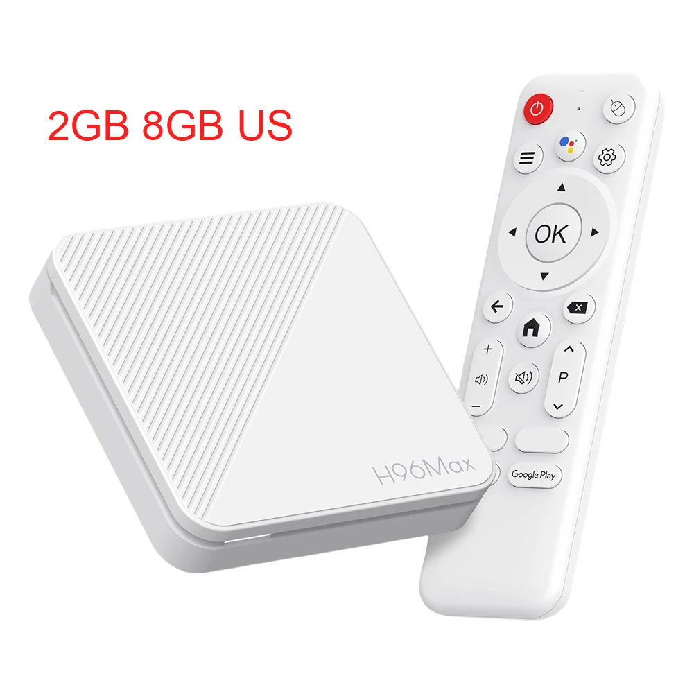 HD Media Player 4K 2GB RAM 8GB/16GB ROM Video Set Top TV Box Android 14.0 WiFi BT Quad Core Android TV Box H313