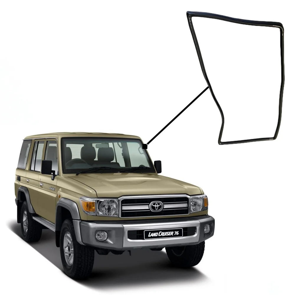 

HY Car Seal Front Windshield Channel Rubber Seal Fit for LandCruiser 70 Series GRJ7# FZJ7# HZJ7# VDJ7# OE 56121