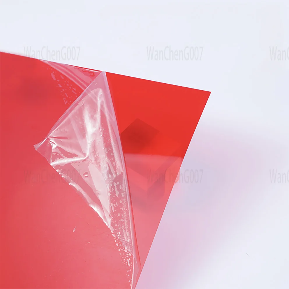 Polycarbonate PC PET PP Frosted Plastic Thin Board, Vivid Colors, Semi Transparent, Colorful Sheet, 210x297mm, 2 Pcs, 5Pcs