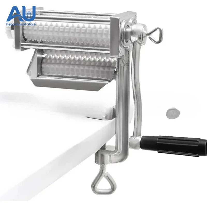 Heavy Duty Manual Meat Tenderizer Cuber Tool Steak Flatten Cuber Rolling Meat Poultry Tenderizer Machine Clamp