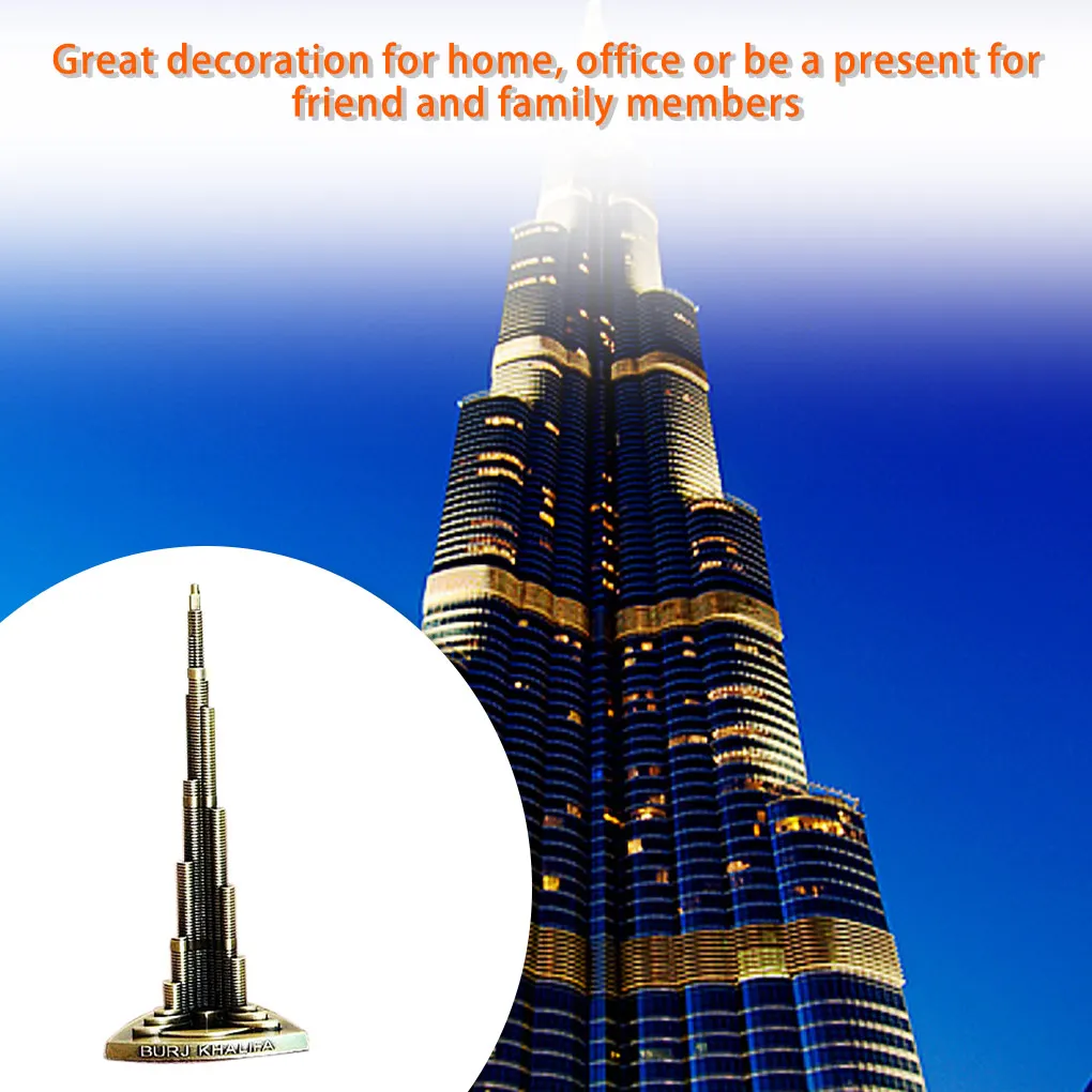 Burj Khalifa Dubai Worlds Tallest Building Architecture Model Decoration