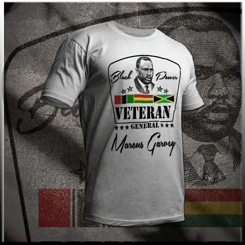 Black History T Shirt Marcus Garvey Panafrican melanin Roots African Pride tee