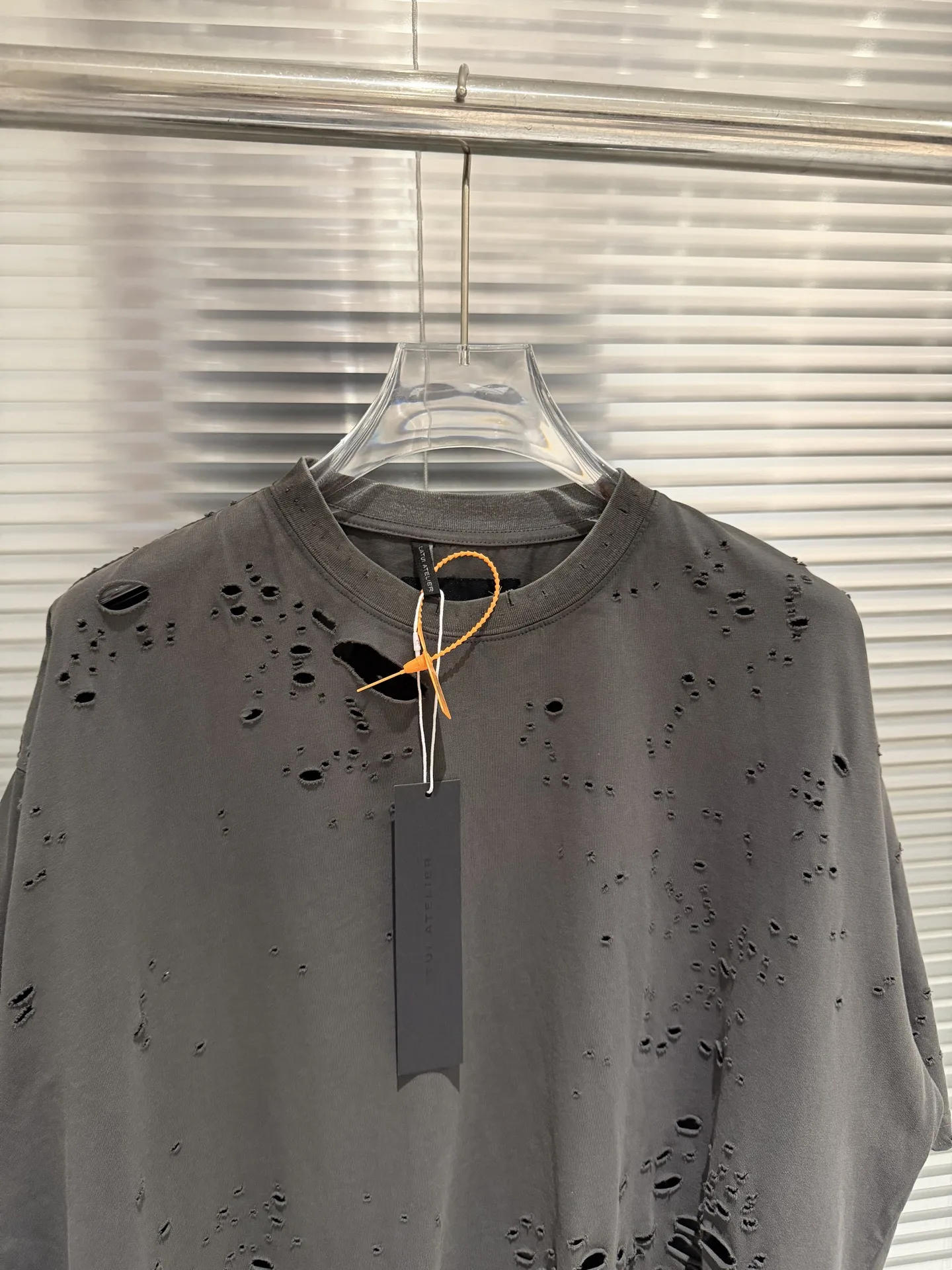 Destroy The Hole Nice Washed T Shirt Men Women Oversized T-shirts Heavy Fabric Unisex Vintage Top Tee