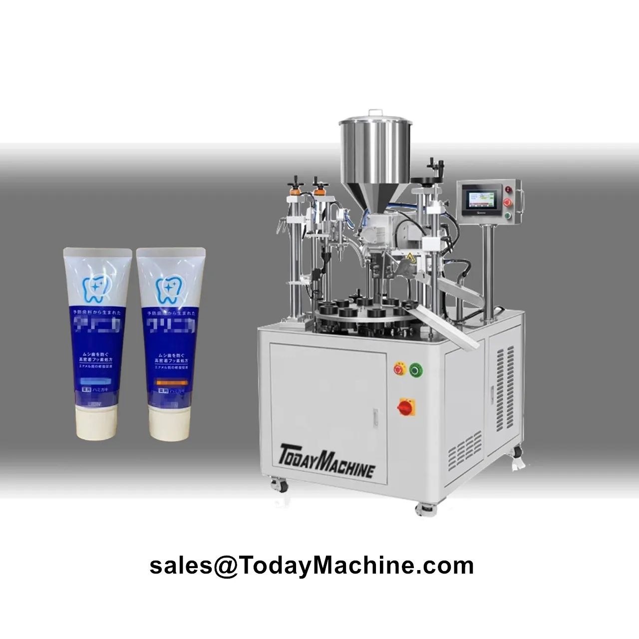 Automatic Cosmetic Cream Toothpaste Lotion Plastic Soft Tube Filling Sealing Machine Equipment