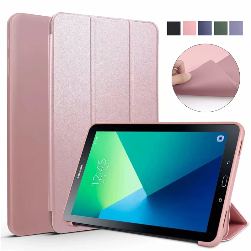 Tablet For Coque Samsung Tab A A6 10.1 2016 Cover PU Leather Folding Cover For Funda Samsung Tab A 10 1 2016 T580 T585 Case