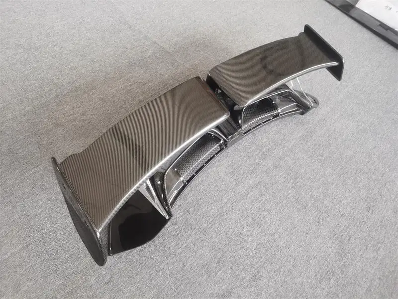 ألياف الكربون Techart نمط اكسسوارات السيارات الجذع الخلفي الجناح ل 911 992 الذيل الجناح الخلفي سبويلر الشفاه أجنحة #2