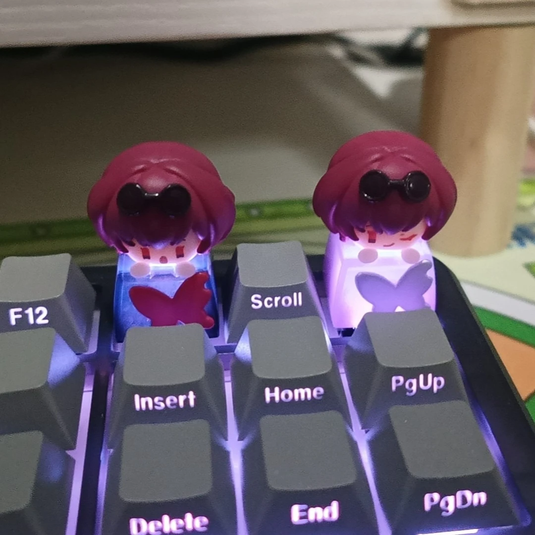 Mihoyo Honkai Star Rail Keycap Blind Box Toy Pendant Custom Anime Acheron Firefly Keycap for Gaming Keyboard PC Gamer Fans Gifts view 6