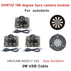 HBV OV9732/OV2710 100 degree 1MP/2MP camera module for autodarts io scoring system