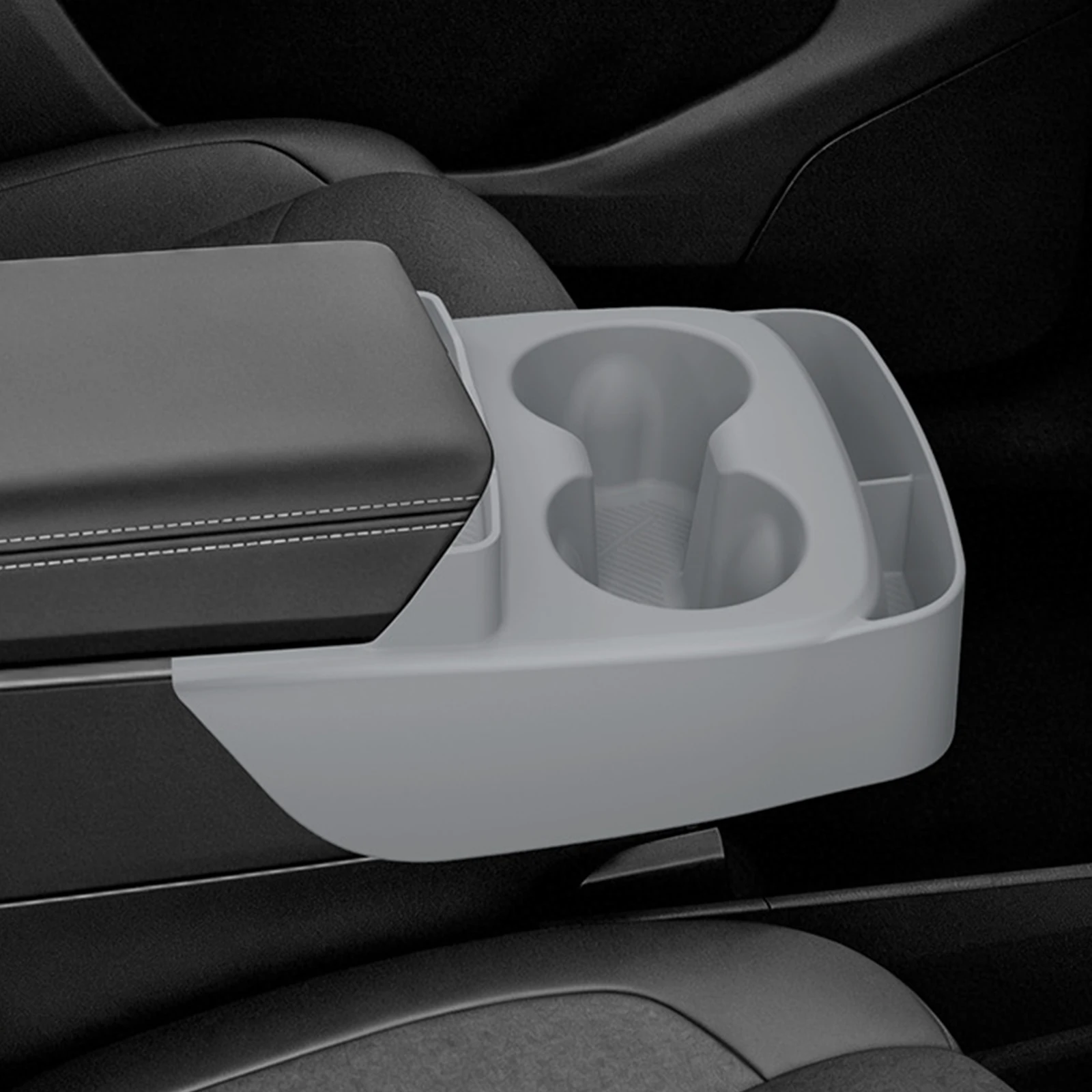 

For Tesla Model Y Standard 2025 Cup Holder Insert Anti-Scratch Central Console Water Cup Holder Car Interior Accessories