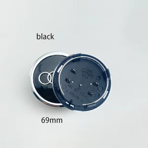 Zentralradabdeckung für Audi, Hub -Cover, Emblem, Accessoires, A3, A4, A5, A6, A7, A8, S4, S6, TT, 4B0601170, 60 mm, 61 mm, 68 mm, 69 mm, 4 Pces 12 Hauptverkäufe 61 mm - №12