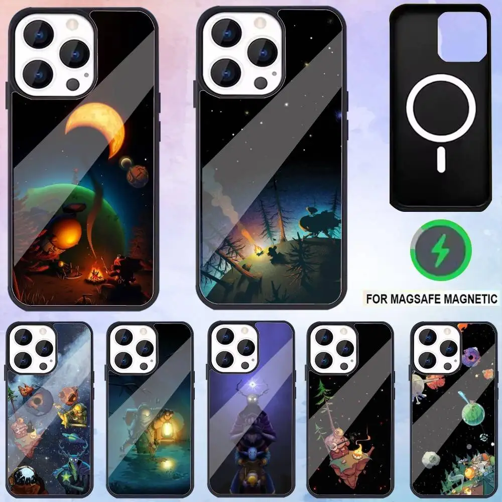 

O-outer W-wilds Game Phone Case For iPhone17,16,15,14,13,12,11 Plus,Pro Max Magnetic For Magsafe Wireless Charging