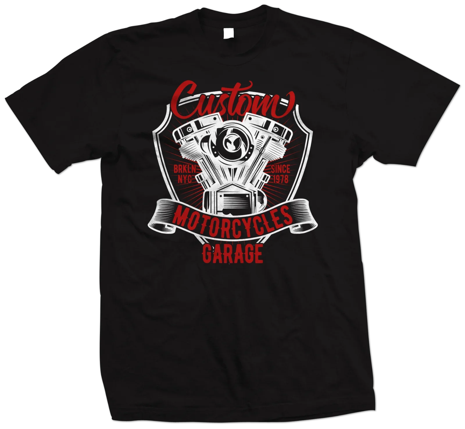 

Biker Men Cotton T-Shirt Motorbike Big Size Print Cool Fashion Streetwear Classic Big Size Tee New Arrival Motorcycle Top S-4XL