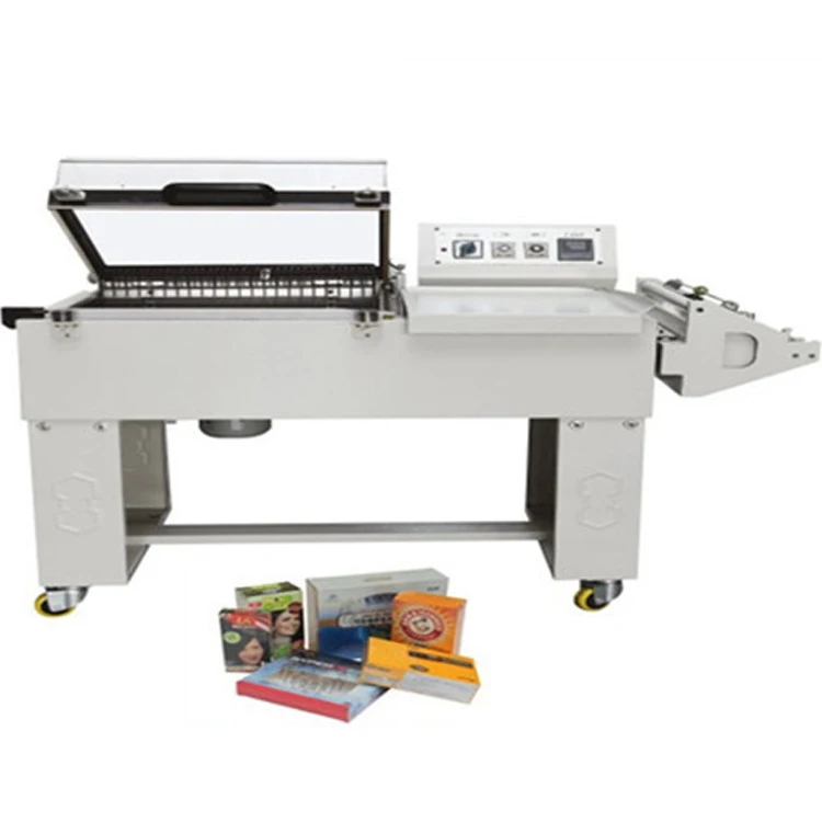 Semi-automatic Small Sweet Box Heat Shrink Wrapping Packing Machine