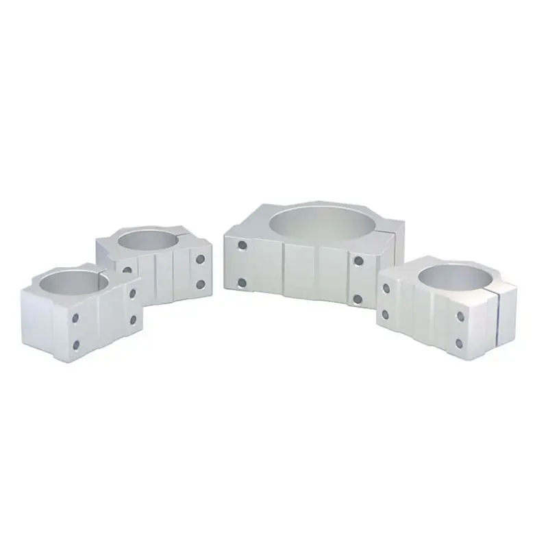 20/22/24/26/28/30/32/34/36/40/42/44/45/46/52mm Aluminum Spindle Motor Mount Bracket Seat Fixture with 4 screws for CNC Router